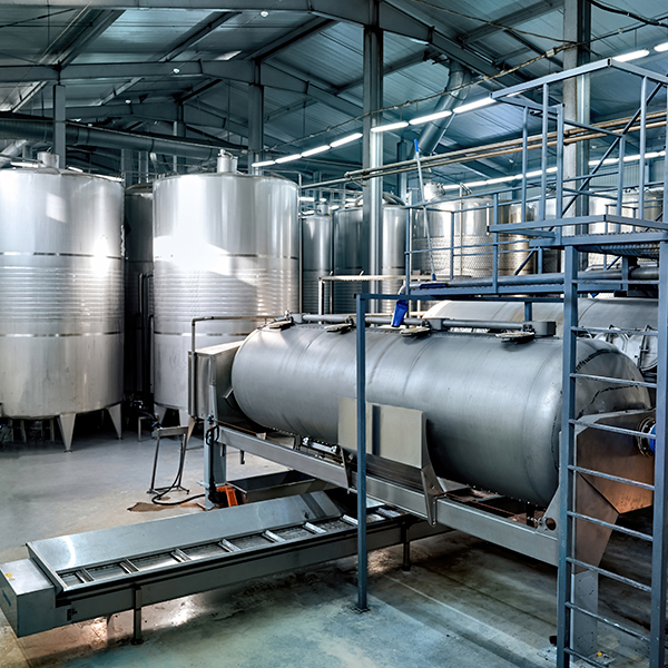 Inside an edible oil refinery