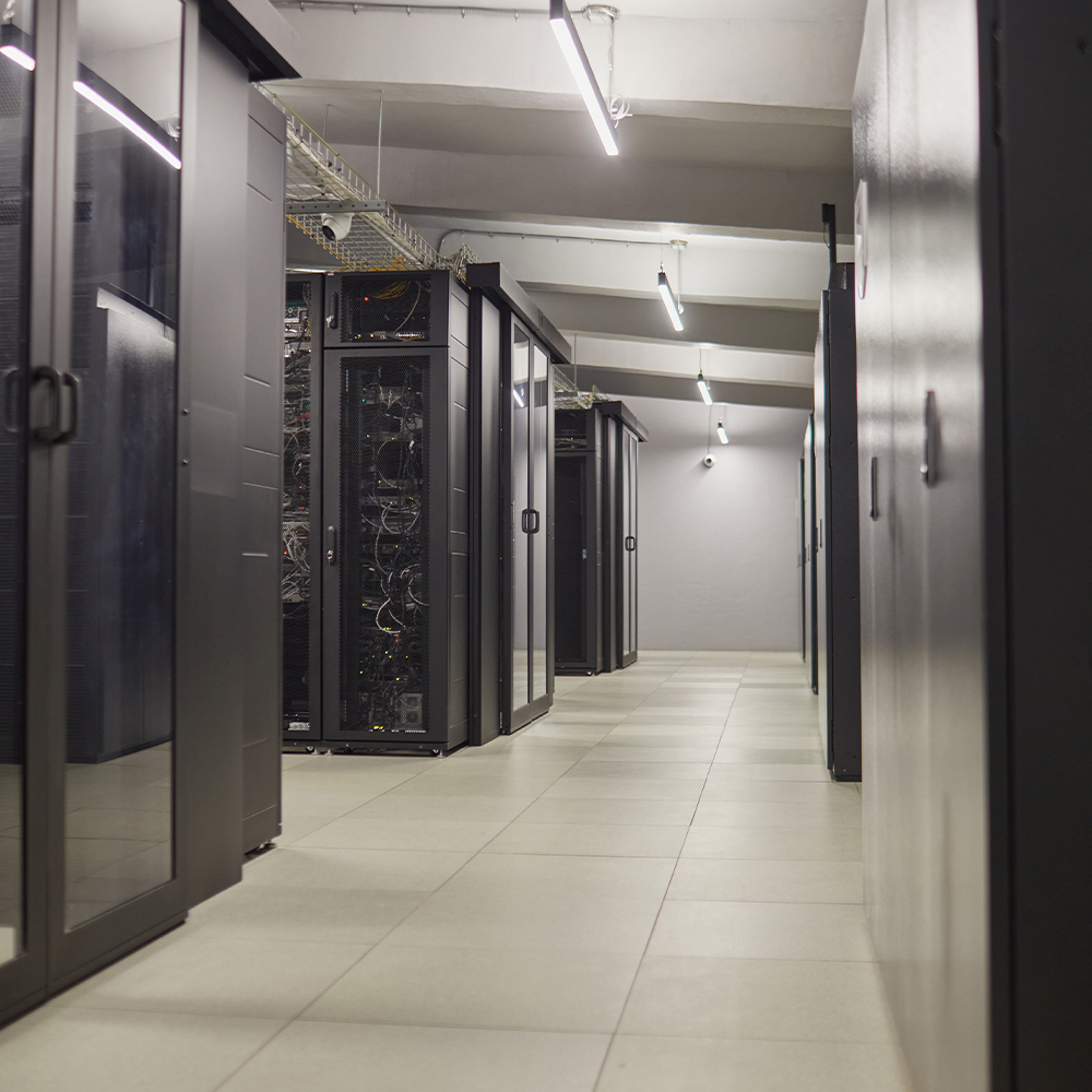 Inside a data center